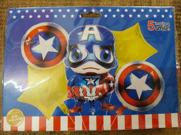 Captain America 5pc foil set